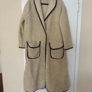We The Free - Irresistible Teddy Long Jacket - Ivory Fleece - Size S